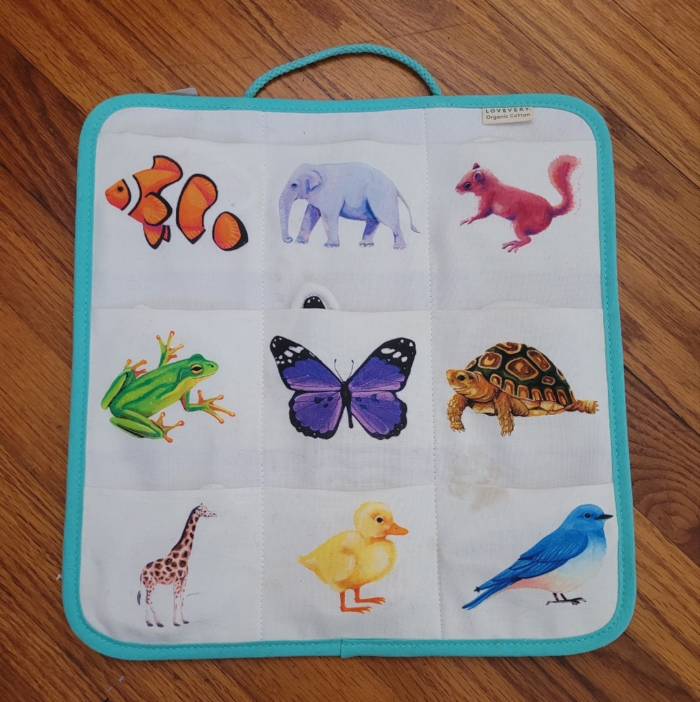 Animal Patterned Kids Play Mat by Lovelorn